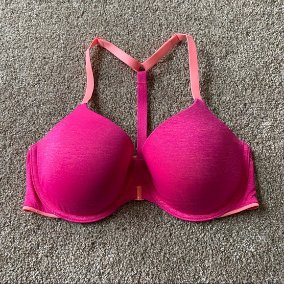 Victoria’s secret NWOT pink racerback semi demi bra 34D - Picture 9 of 11